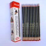 اقلام رصاص خشبية فنون HB مثلثة مع ممحاة