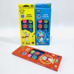 الوان مائية حجرية مع فرشاة ارنب