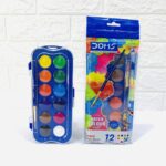 الوان مائية حجرية 12 لون مع فرشة دومز 7427