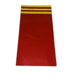 ⁦دستة غلاف هدايا و باقات وجهين أسود / دمي بورغندي 20 قطعه ، خلفية ذهبي⁩ - الصورة ⁦3⁩