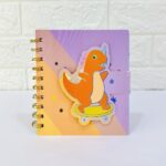 مفكرة ملاحظات كيوت ديناصور ورق ملون مقاس 14*12 سم