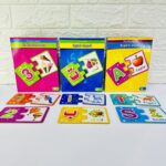 بطاقات بازل تنمية ذكاء الاطفال تركيب تعليمية الحروف العربية الأرقام والانجليزي