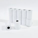 ورق رول حراري لطابعات فواتير بطاقات المصرف والكروت دستة 10 رول