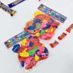 بالونات ملونة مشكلة عبوة 40 بالون في كيس