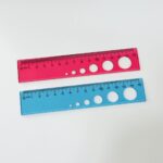 مسطرة  15 سم دوائر مناسبة لامتحانات الشهادة في التظليل