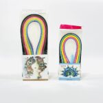 ورق الكولينج فن لف الورق الملون بحجمين