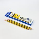 اقلام رصاص جرافيت HB2 مع ممحاة من شركة Deli عبوة 12 قلم