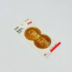 علاقات سحرية لاصقة قوية ذهبية بدون حفر تحمل 4 كيلو كل علاقة