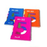 مذكرة جامعية 5 فواصل للكليات والملاحظات تسطير عربي B5 فنون