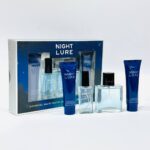 مجموعة طقم عناية للرجال NIGHT LURA جل استحمام + عطر جسم وخارجي + مرطب بعد الحلاقة