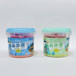 صلصال رمل سحري قابل مع العاب 5 قطع للتشكيل للأطفال من عمر 3 سنوات حجم نصف كيلو