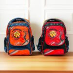 حقيبة مدرسية فاخرة كرة سلة مناسبة صف اول وثاني 4 جيوب سوستة درجة اولى