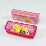 مقلمة ادوات باربي 2 جيوب Barbie كوتي 2 الوان