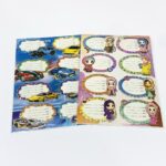 طوابع لصقة اسم رسوم بنوتة محجبة و سيارات عبوة 32 طابع للكراسات والكتب