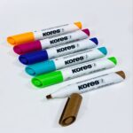 طقم خطاطات سبورة ملونة من Kores أصلية 6 الوان