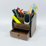 ستاند خشبي منظم الأدوات درجة اولى لترتيب الأدوات والقرطاسية واغراض المنزل