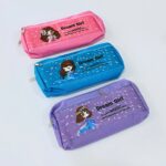 مقلمة ادوات بنات كيوت 2 جيوب