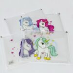 ملف شفاف سكة لحفظ الورق A4 يونيكورن لحفظ الأوراق