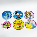 مجموعة صحون عيد ميلاد رسومات عبوة 10 قطع