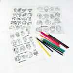 ورق شف رسومات لتزيين ورسم الكراسات للأطفال