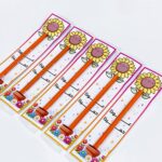 هدية أطفال عودة المدرسة كرت اهداء مع قلم مجموعة 6 قطع