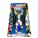 لعبة 2 بندقية مع اسهم للاطلاق ولاسلكي للأطفال