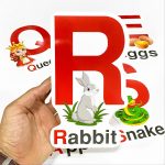 مجموعة كروت تعليمية الحروف الانجليزية صورة وكلمة