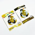 مجموعة بالونات ذهبية واسود وابيض بعبارات أحبك & ألف مبروك التخرج