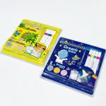 هدية طقم التلوين 4 خطاطات وكراسة للتلوين