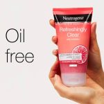 مقشر وغسول يومي للوجه من نايتروجينا بالجريب فروت بدون زيوت