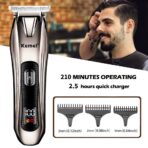 ماكينة حلاقة الشعر الاحترافية من Kemei الفضية