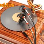 سماعة أذن موكسوم سيليكون بتضخيم فخم ومشابك لمنع السقوط مع ميكروفون ومفتاح تحكم