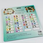 ⁦كروت حروف انجليزية مغناطيسية كابيتال مع خطاط رسمة وحرف⁩ - الصورة ⁦2⁩