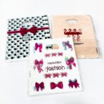 اكياس هدايا وتوزيعات خلوط مقاس 25.5*19.5 سم عدد 100 كيس