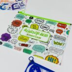 ⁦ملف بلاستيك سكة لحفظ الاوراق باسم المواد للطلبة والمعلمين⁩ - الصورة ⁦5⁩