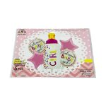 طقم بالونات بنوتة وردي تصميم رضاعه 5 بالون زينة حفلة مولودة