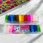 صلصال اسفنجي سهل التشكيل 12 لون مع ادوات ماجلان