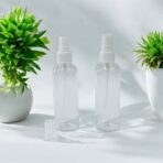 ⁦عبوة بخاخ بلاستيك فارغه حجم 100 مل للتطهير وخلط معطرات الجسم والروائح سهلة الحمل⁩ - الصورة ⁦10⁩