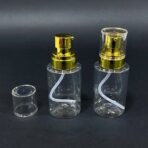 عبوة بلاستيك راقية للـ زيوت واللوشن وكريمات التجميل رأس ذهبي 80 مل