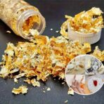 رقائق ذهبية & فضية للأعمال الفنية والديكور وتزيين الشموع والكونكريت 2 جرام WFHM77