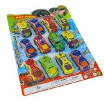 مجموعة سيارات سباق صغيرة حديد 12 سيارة للأطفال توزيعات وهدايا