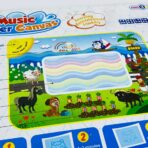 ⁦لعبة بساط التلوين المائي السحري مع أصوات بيانو وحيوانات للأطفال⁩ - الصورة ⁦3⁩