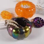 ⁦قالب سيليكون يقطين مع غطاء لصنع ديكور وصب الكونكريت والجبس WFHM77⁩ - الصورة ⁦4⁩