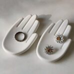 ⁦قالب سيليكون يد صغير لصنع كونكريت والجبس لديكورات المنزل والاعمال اليدوية WFHM77⁩ - الصورة ⁦6⁩