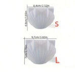 ⁦قالب سيليكون الصدفة بحجمين لصناعة الشموع والديكور والاعمال الفنية WFHM77⁩ - الصورة ⁦4⁩