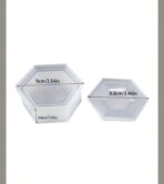 ⁦قالب علبة سداسية الشكل حجم صغير WFHM77⁩ - الصورة ⁦2⁩