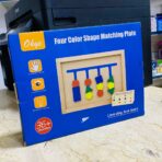 ⁦لعبة تقوية ذكاء الاطفال مطابقة الاشكال والالوان الاصلية خشب كامل⁩ - الصورة ⁦4⁩