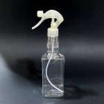 علبة معطر بخاخ شفافة بلاستيك فارغة مع تأمينة عبوة 500 مل
