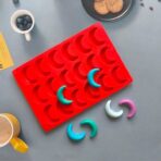 قالب بشكل هلال لصنع قطع الشوكلاطة و فواحات الشمع وبخور المستكة WFHM77