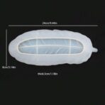 ⁦قالب صينية ريشة لصنع ديكورات المنزل بالجبس WFHM77⁩ - الصورة ⁦4⁩